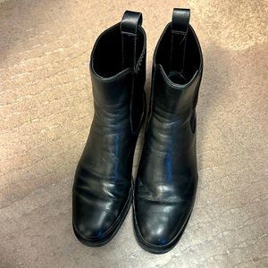 Vince leather ankle boots